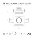 QUASAR 55 FLAT COPPER