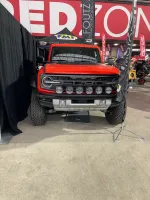 Кронштейн для доп. фар с самими фарами на штатный бампер Bronco / Bronco Raptor 2022+ Форд Бронко Раптор