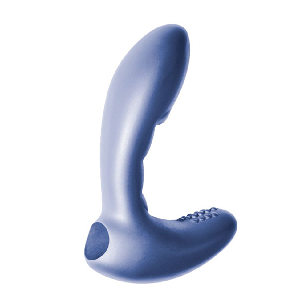 Синий стимулятор простаты 12см с вибрацией Lola Games Wonder Touch Blue 4220-03Lola