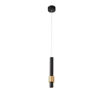 Светильник подвесной LED 1*6W 3000K SL1591.403.01 анодированный золотой/чёрный Ballito ST-Luce
