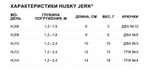Воблер Husky Jerk 06, 6см, 3гр, цвет CLN, нейтральный