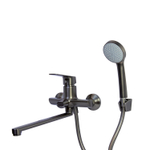 Смеситель для ванны и раковины 35k MIXLINE МЛ14-02 (ML14-02GR) ГРАФИТ