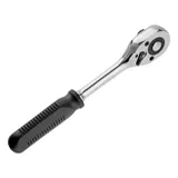 Ключ-трещотка 1/2", 45 зубьев, с быстрым сбросом, CrV, хром Сибртех — фото 2