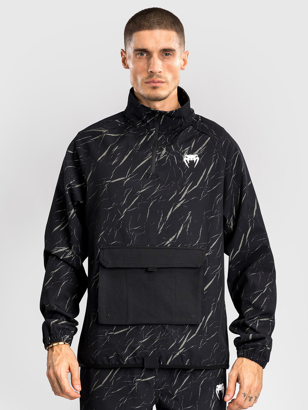 Худи Venum Trooper Black/Stone Sand
