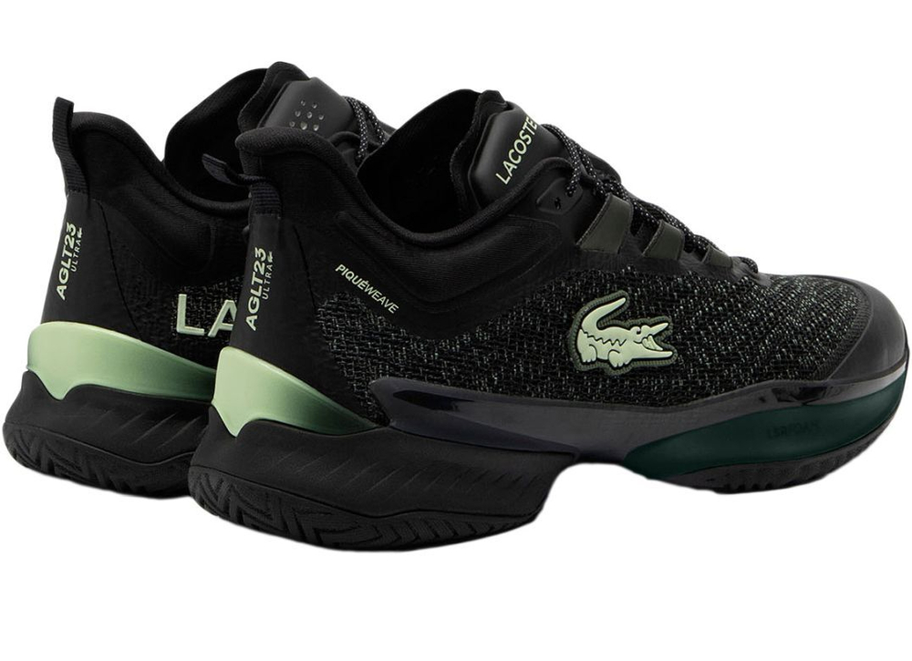 Мужские теннисные кроссовки Lacoste Sport AG-LT23 Ultra - black/little green