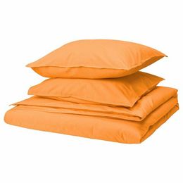 Комплект постельного белья IKEA ANGSLILJA (ЭНГСЛИЛЯ), Двуспальный, Оранжевый, 240x220, 50x80 см