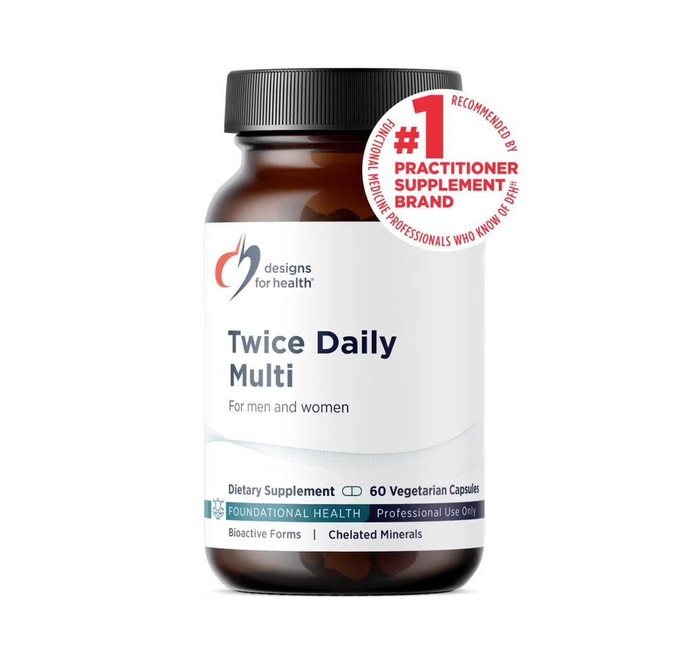 Designs For Health - Twice Daily Multi - 60 capsules
