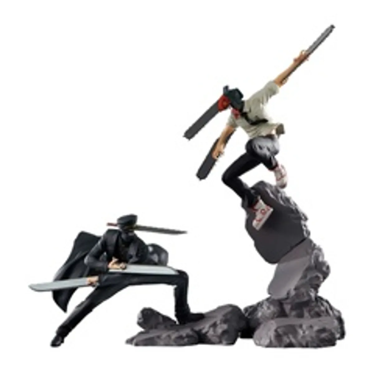 Комплект фигурок Chainsaw Man Bandai Combination Battle: Chainsaw Man VS Katana Man