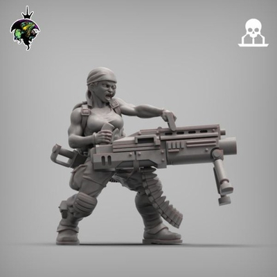 Catachan Machinegunner