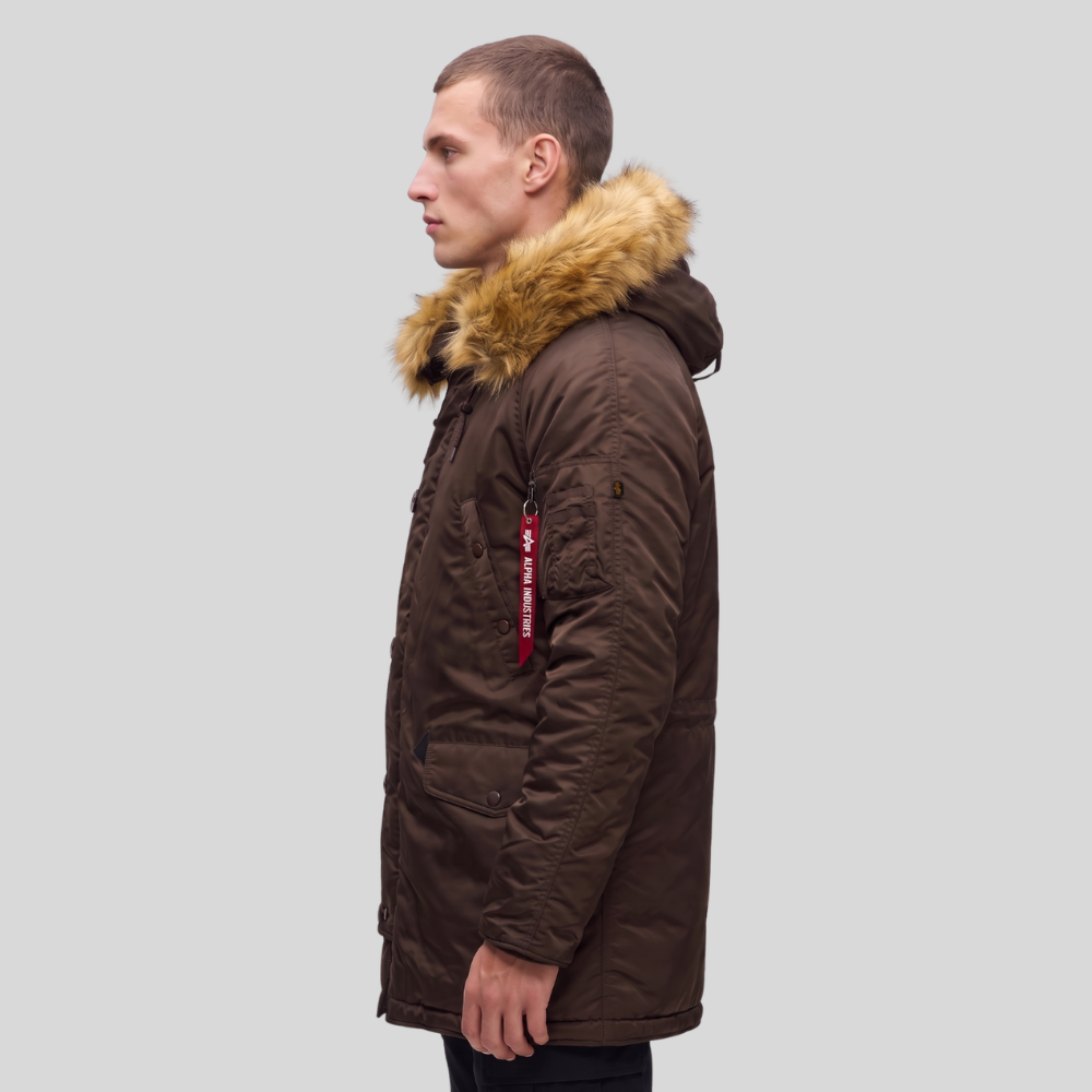 Парка Alpha Industries N-3B Slim Fit Hickory/Real Tree Camo (Коричневый)