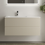 Тумба подвесная под раковину Sancos Snob R левая, Beige Soft 995х445х500, арт. SNR100LCE