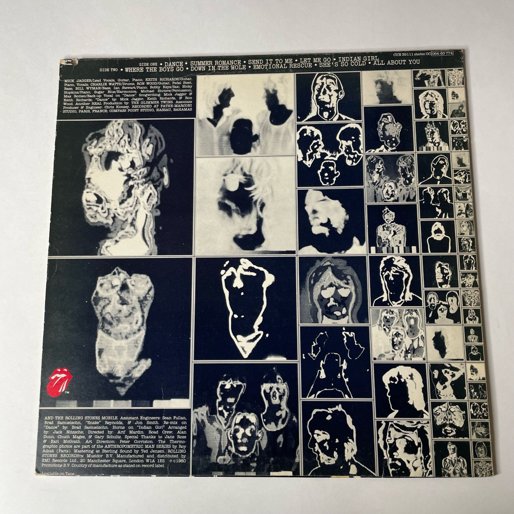 Винтажная виниловая пластинка LP The Rolling Stones Emotional Rescue (UK 1980)