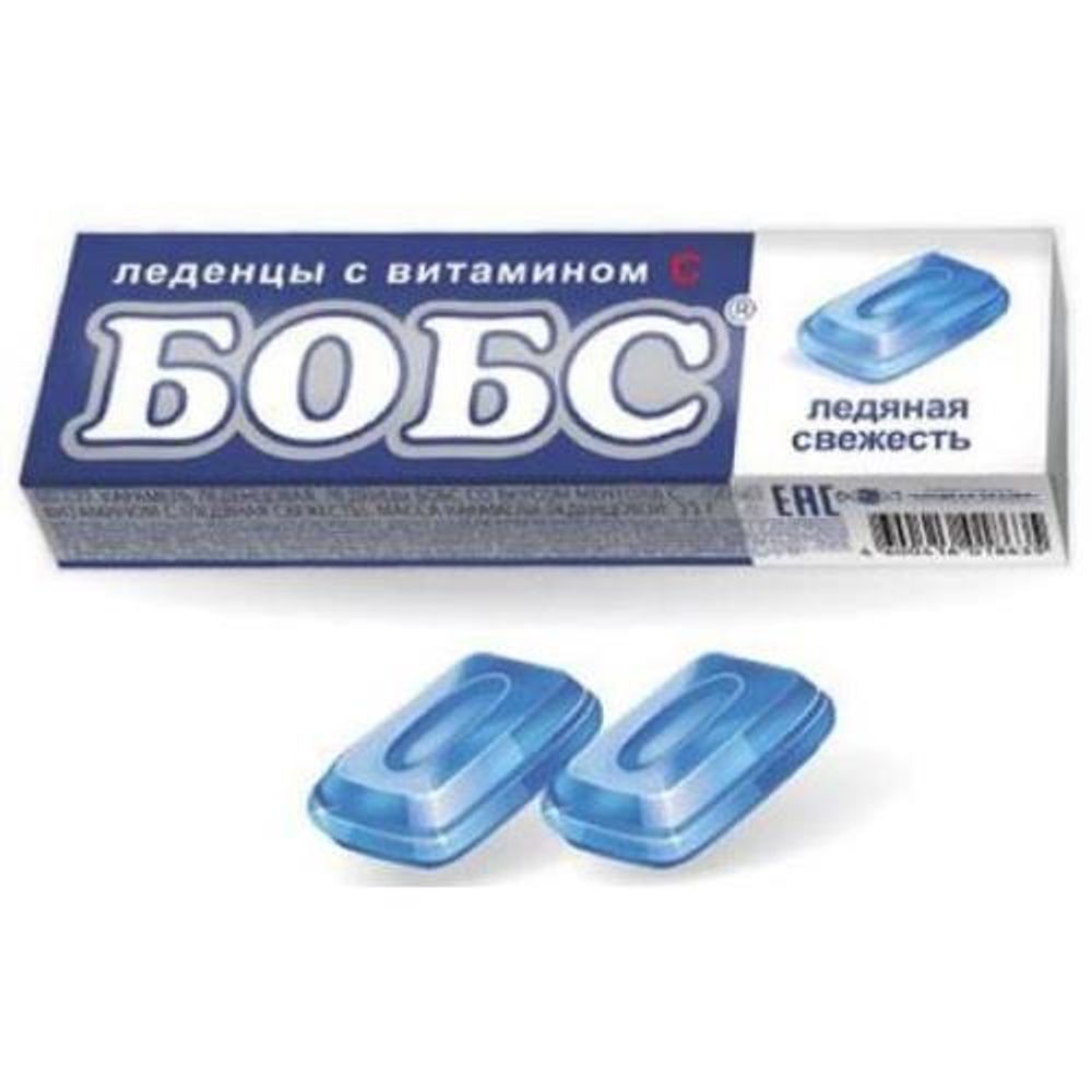 БОБС ледяная свежесть, леденцы с витамином С