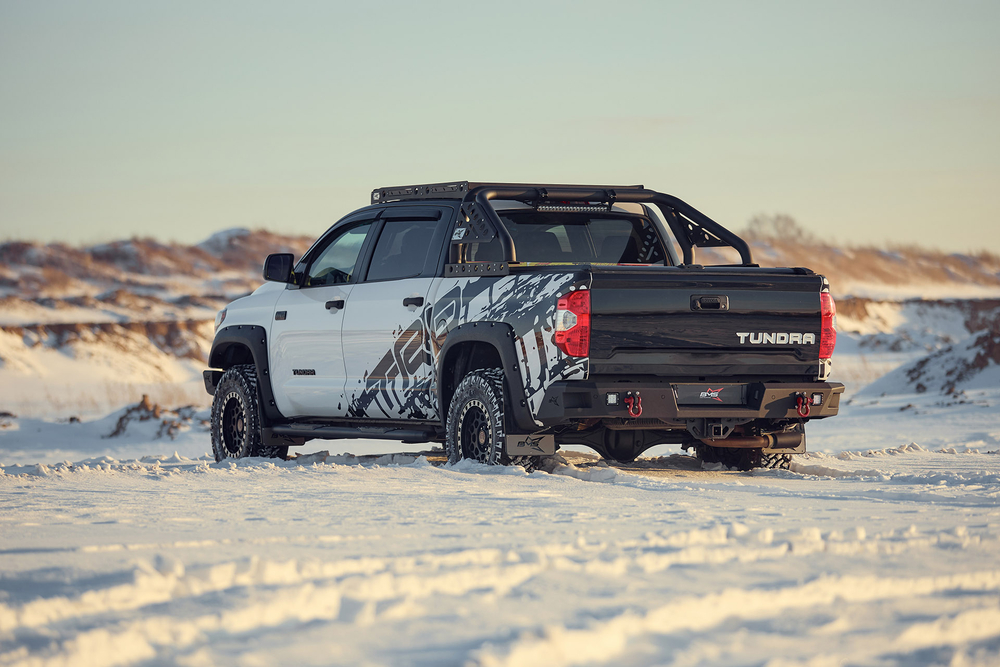 Бампер силовой задний BMS PRO-Line для Тойота Тундра 2014-2021