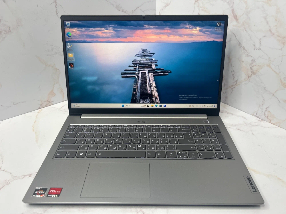 Ноутбук Lenovo ThinkBook 15 Gen 2 (20VG00AJRU) 15.6"/AMD Ryzen 3 4300U/RAM 8 GB/SSD 256 GB/AMD Radeon Graphics/1920x1080/IPS/Windows 11/Подсветка кл-ры:LED/Серый. Состояние: B1