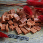 Оранжевая колотая смальта TA10 10x17 мм | ArtWorker