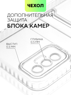 Чехол BROSCORP для Tecno Spark 8P (арт. TCN-S8P-TPU-01-POCKET)