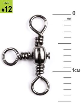 Вертлюги трехстор. LJ Pro Series CROSSLINE SWIVEL 012 10шт.
