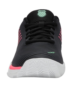 Женские теннисные кроссовки K-Swiss Hypercourt Express 2 Clay - black/white/neon mint