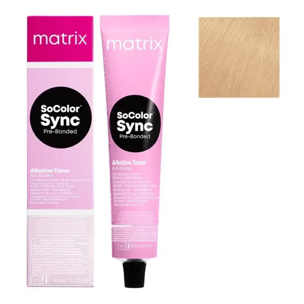 Matrix Super Sync Безаммиачный краситель для волос, 10M Яркий блонд мокка, 90мл