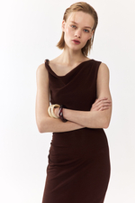 Платье с бисером и вырезом-качели - H&M