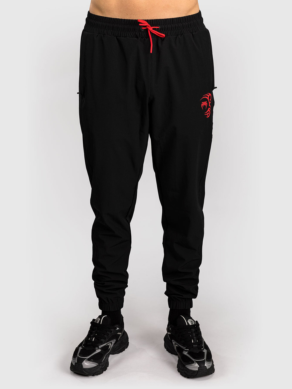 Брюки спортивные Venum X Mike Tyson "Everyone has a plan" Black/Red