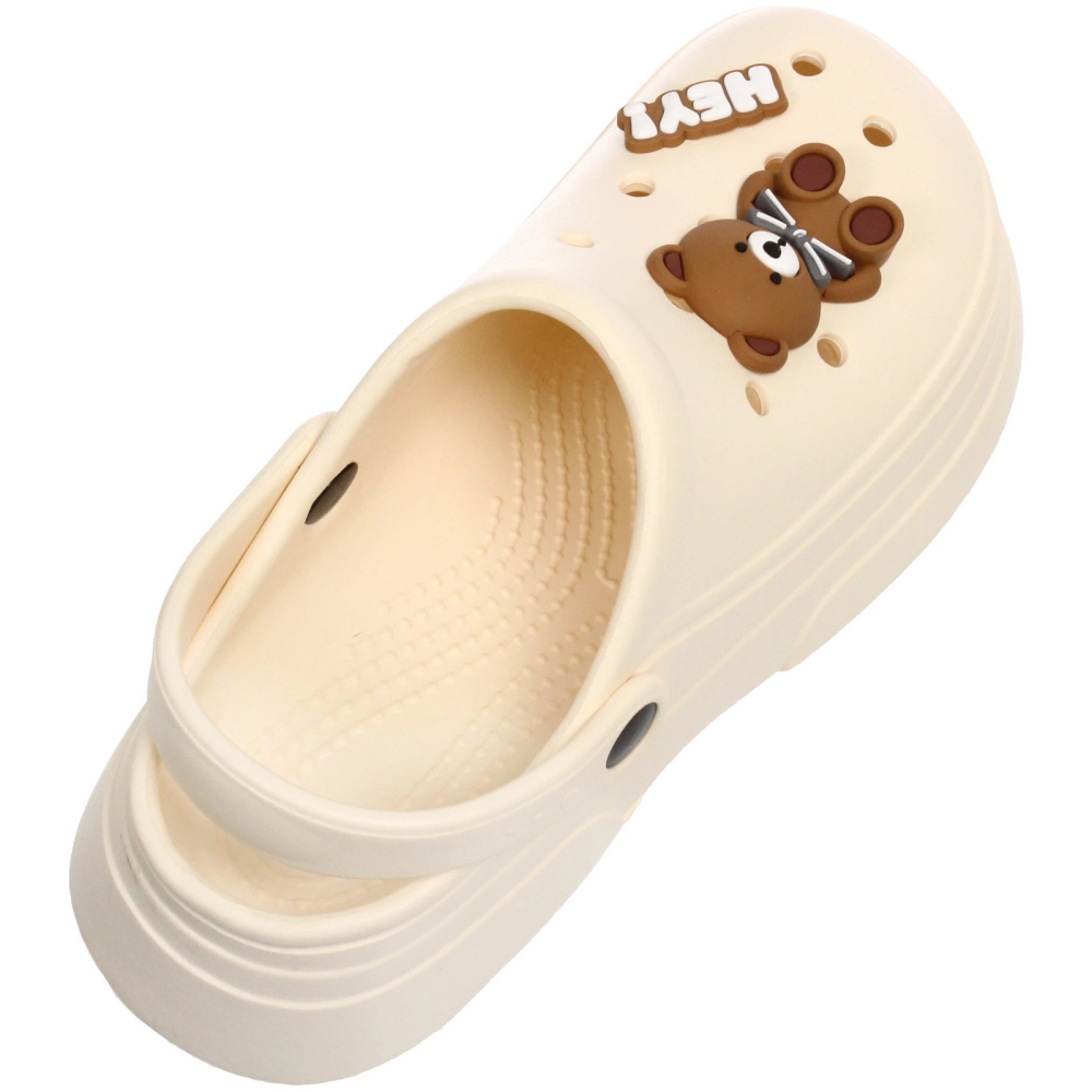 Шлепанцы женские «TEDDY», цвет кремовый, р-р 39-40