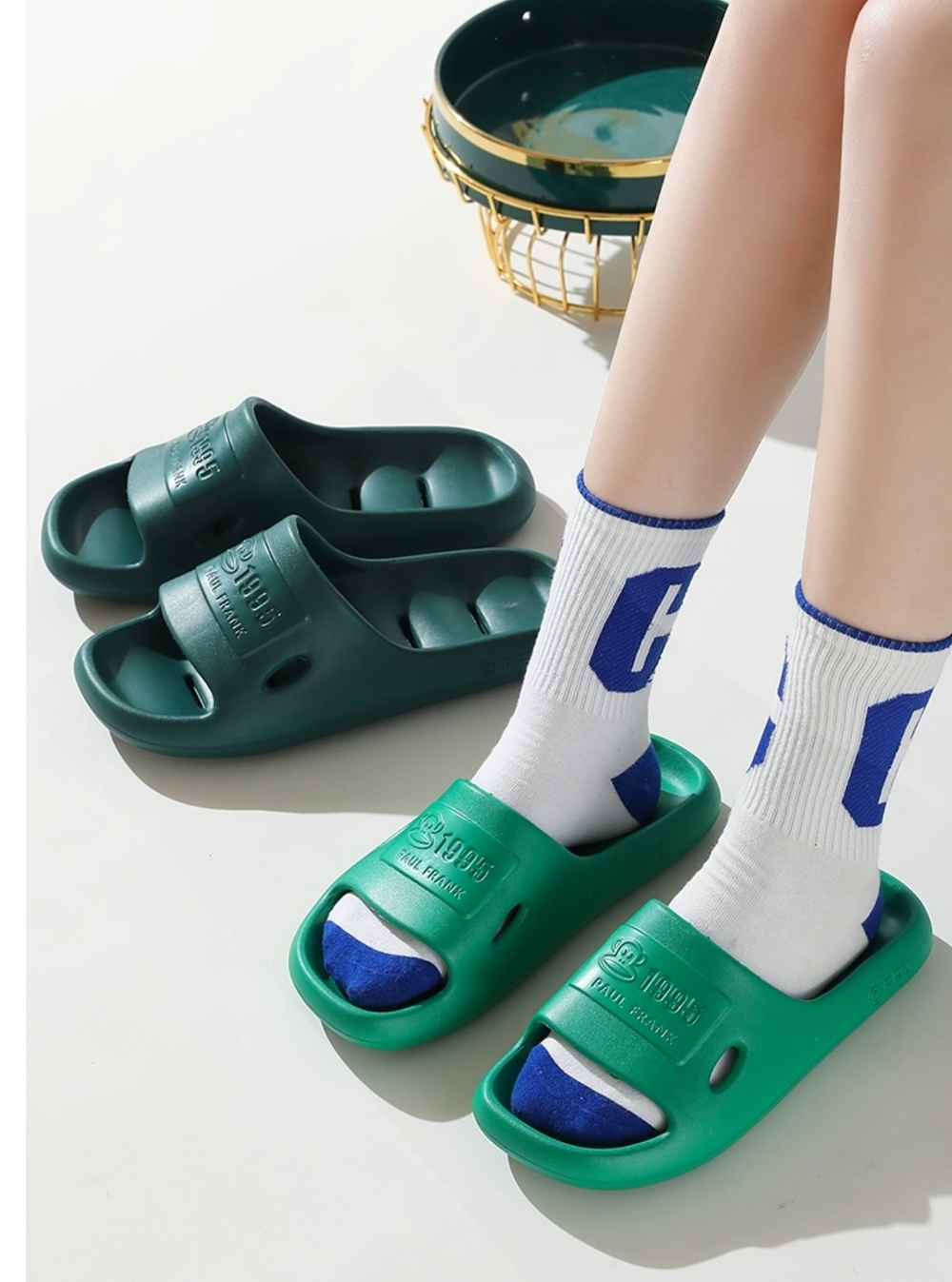 Шлёпанцы Paul Frank Pool (Green)