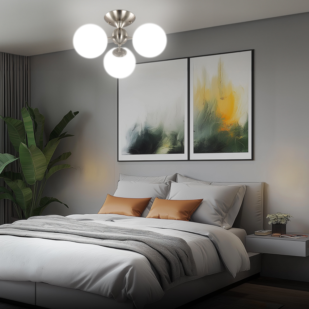 Citilux Томми CL102134 Люстра трехрожковая Матовый Хром