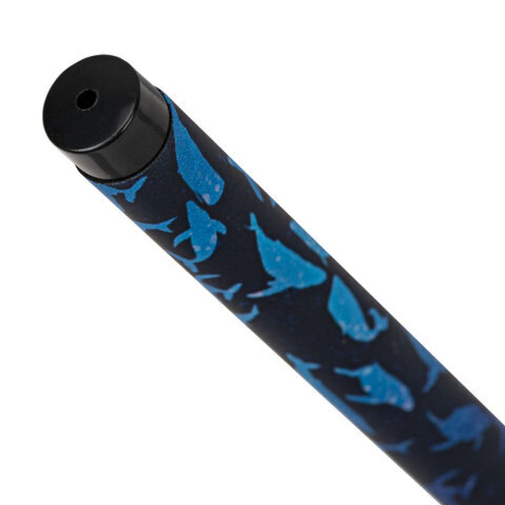 Ручка шариковая BRAUBERG SOFT TOUCH STICK "WHALE", 1шт, СИНЯЯ, мягкое покрытие, узел 0,7 мм, 143709