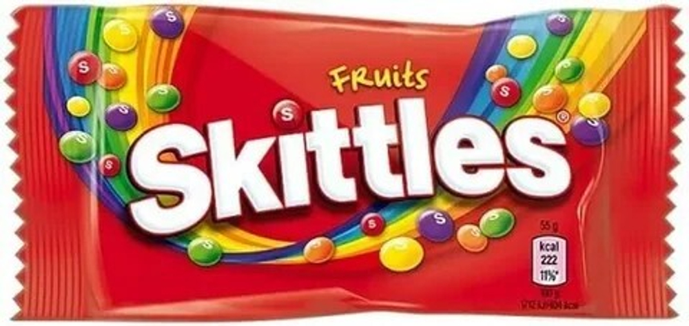 Драже фруктово-ягодное Skittles 38 г