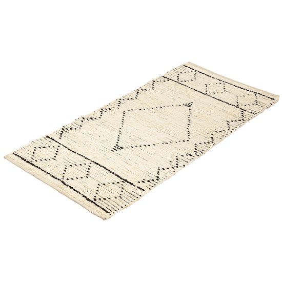 Ковер из переработанного хлопка dispur из коллекции ethnic, 70x160см