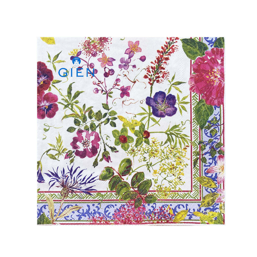 Салфетки бумажные Gien Millefleurs (33 x 33 см), 20 шт.