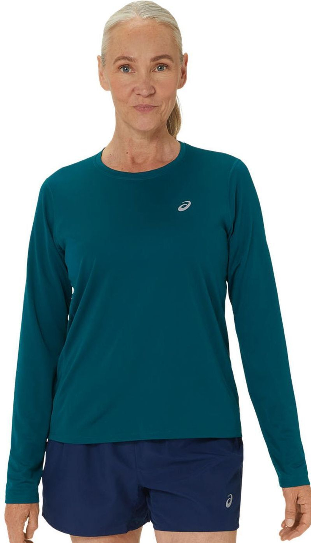Женская теннисная футболка (dł. Рукава) Asics Core Long Sleeve Top - rich teal