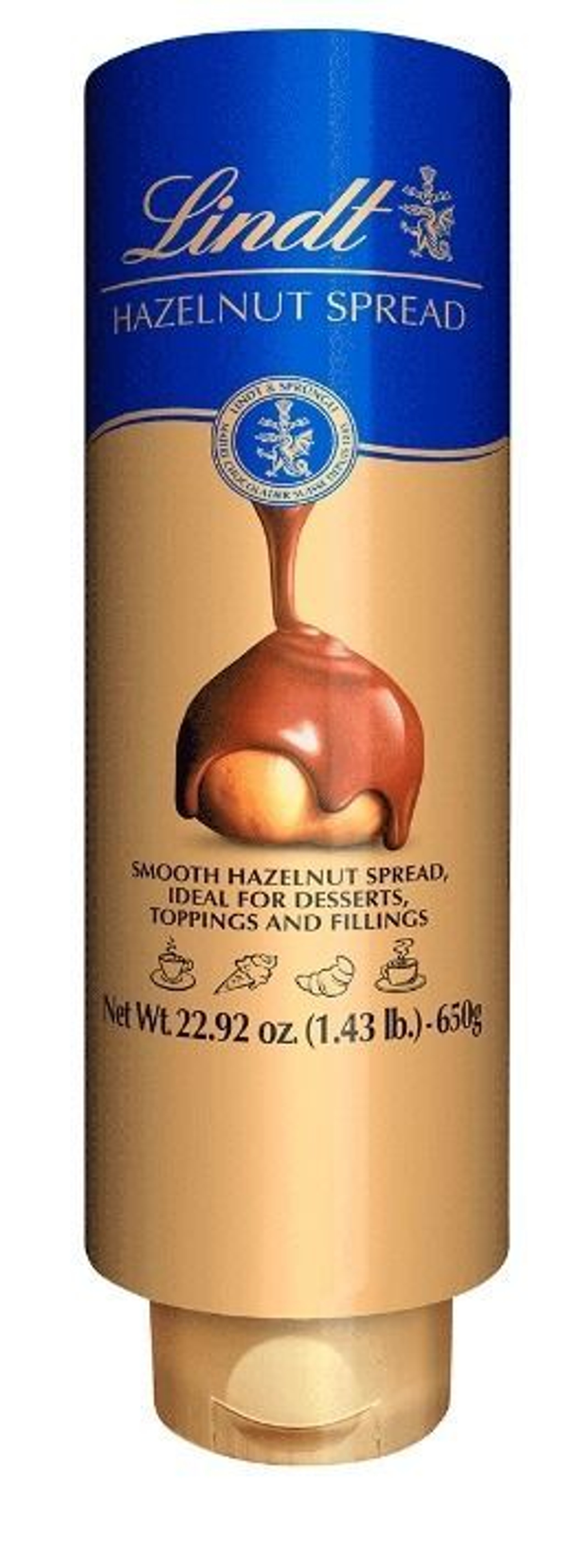 Шоколадная паста с лесным орехом Lindt Hazelnut Spread 650 г (из Финляндии)