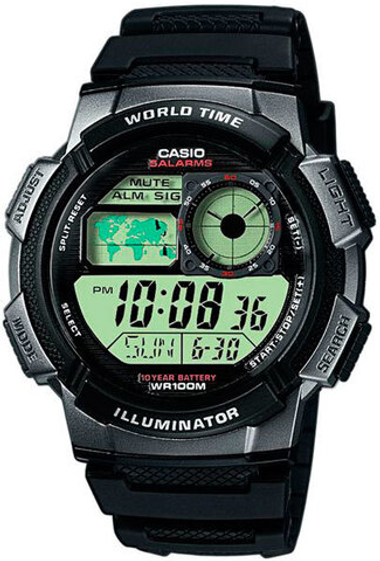 Японские наручные часы Casio Collection AE-1000W-1B