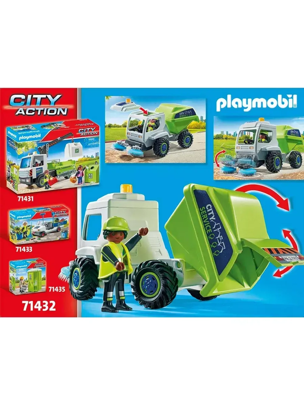 Набор Подметальная машина Playmobil 71432