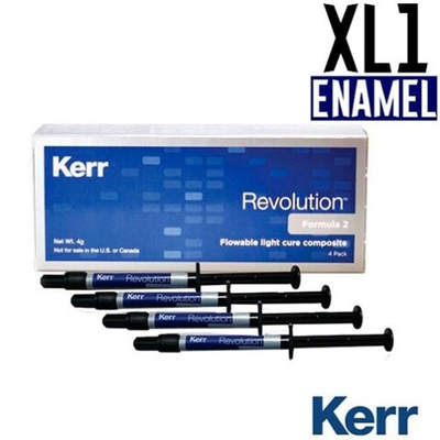 Revolution Formula 2, Эмаль XL1 (4 шприца по 1гр + 20 насадок), жидкий композитный материал