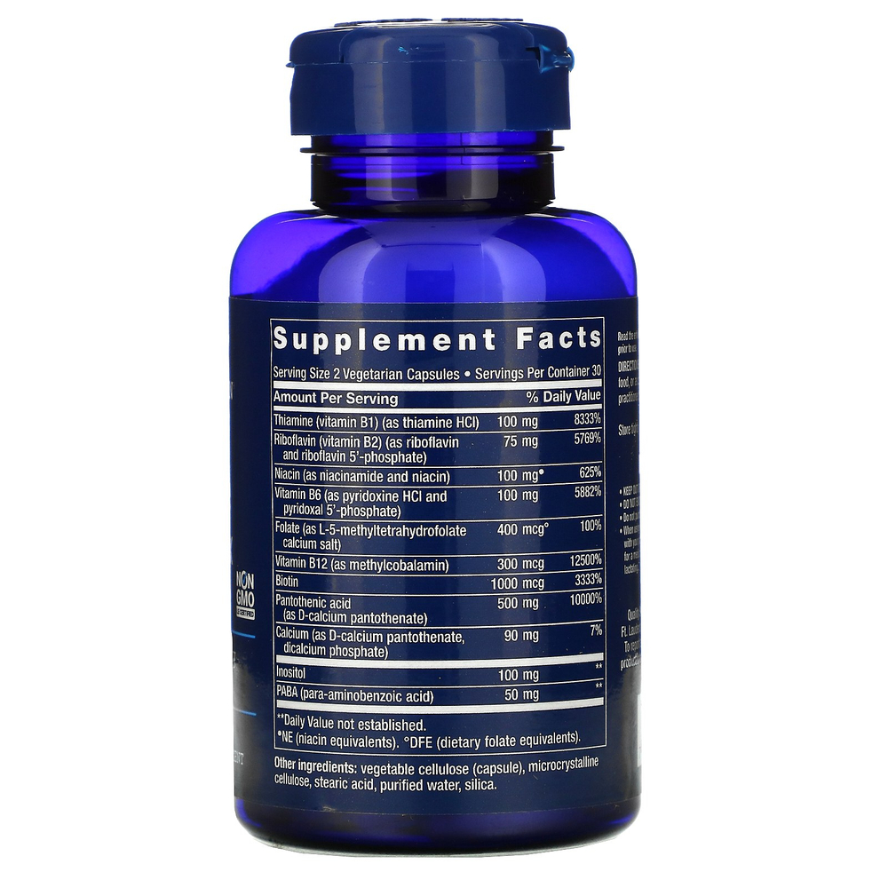Life Extension, BioActive Complete B-Complex, 60 Softgels | Полный комплекс витаминов B, 60 капсул