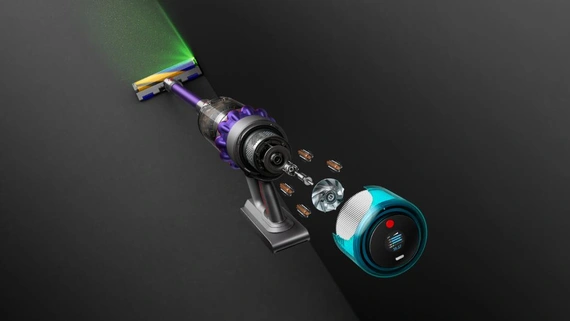 Пылесос Dyson Gen5 Detect Absolute (SV23) Iron Purple