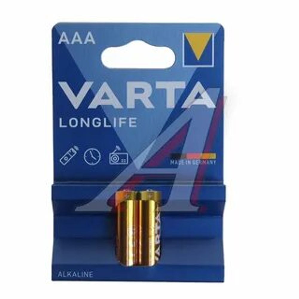 Батарейка Varta LONGLIFE POWER  LR03 AAA BL2 Alkaline 1.5V