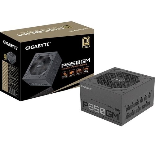 Блок питания GigaByte 850W, модульный, 120 mm, 80 PLUS Gold (GP-P850GM)