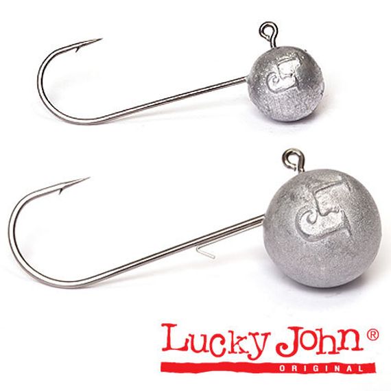 Джиг-головка Lucky John ROUND HEAD 35.0г кр.005/0