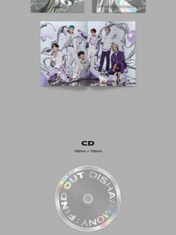 Альбом P1Harmony - DISHARMONY : FIND OUT 3rd Mini Album 3 Version SET