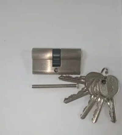 Цилиндровый механизм DAMX N60 SN ключ/ключ (матовый никель)  Арт.12861