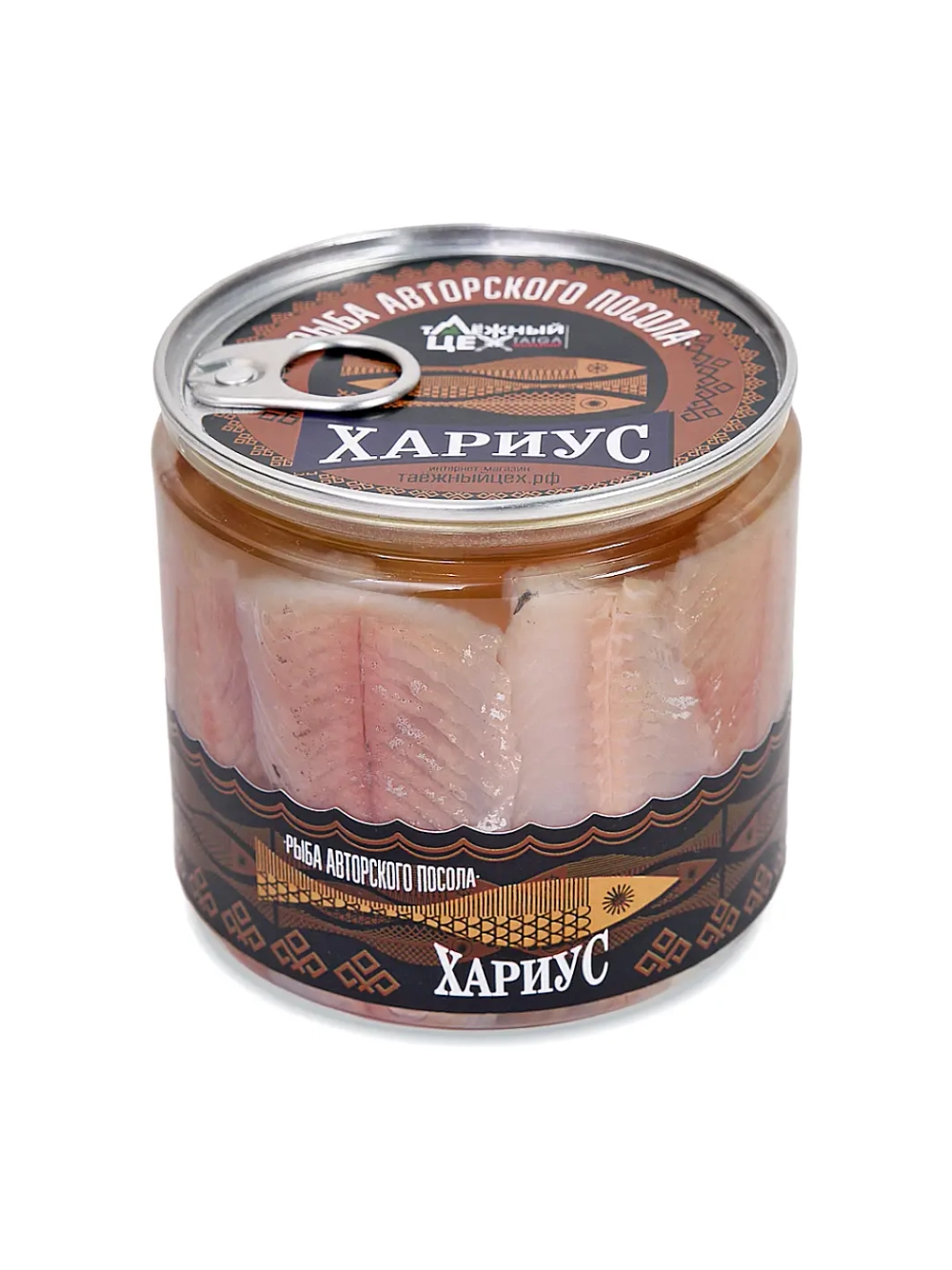 Хариус авторского посола ТАЁЖНЫЙ ЦЕХ слабосолёный 0,36 кг
