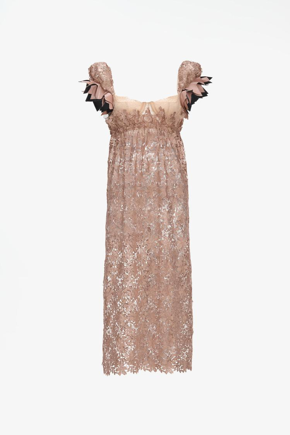 ZARA X JOHN GALLIANO ПЛАТЬЕ МИДИ С КОРОТКИМИ РУКАВАМИ, РОЗОВЫЙ