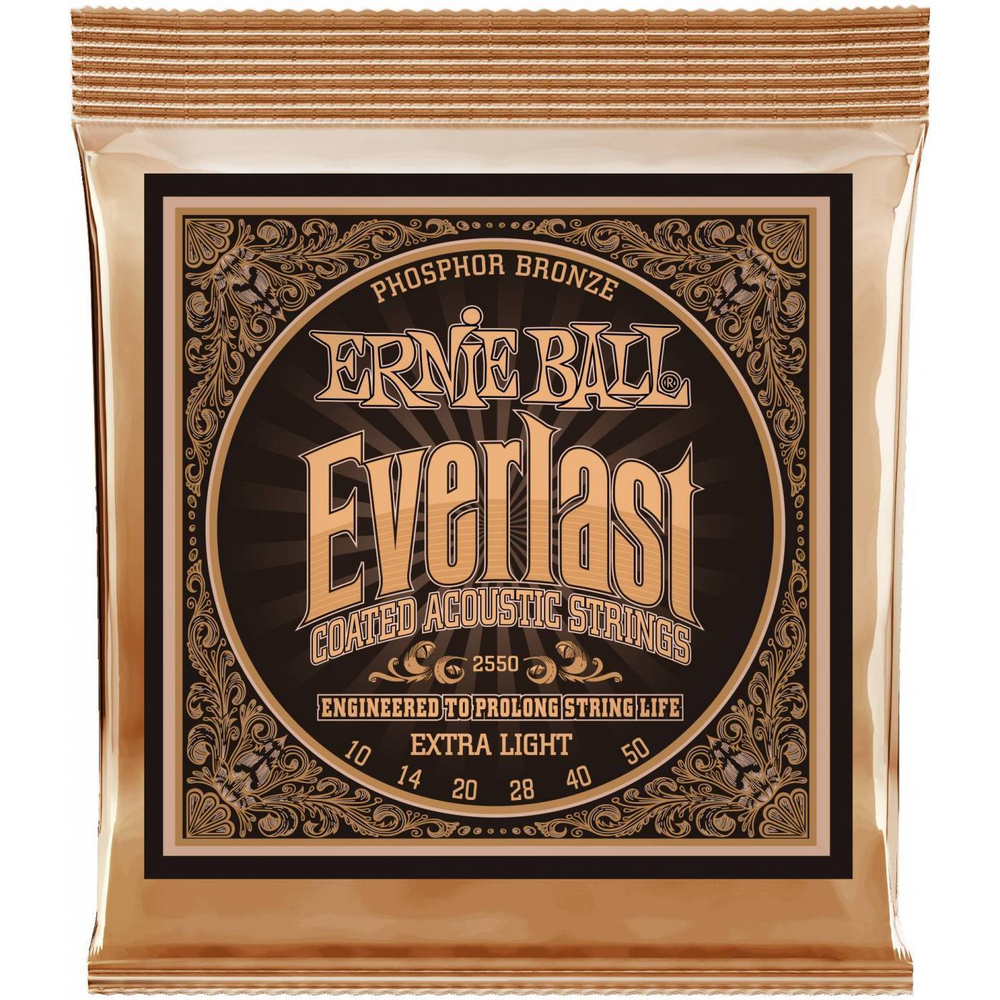 Струны для акустической гитары EVERLAST RPS 2550 Extra light фосфор