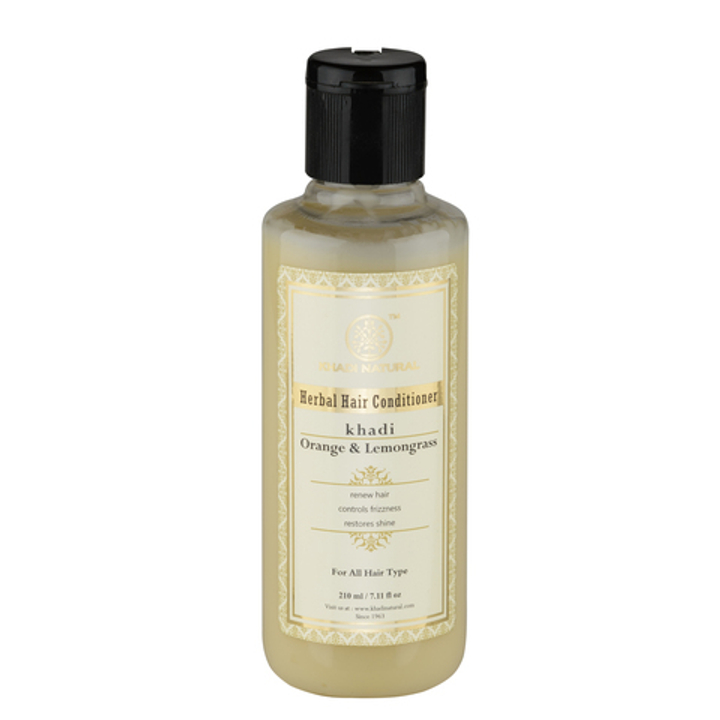 Кондиционер для волос Khadi Natural Апельсин и Лимонная трава Orange and Lemongrass 210 мл