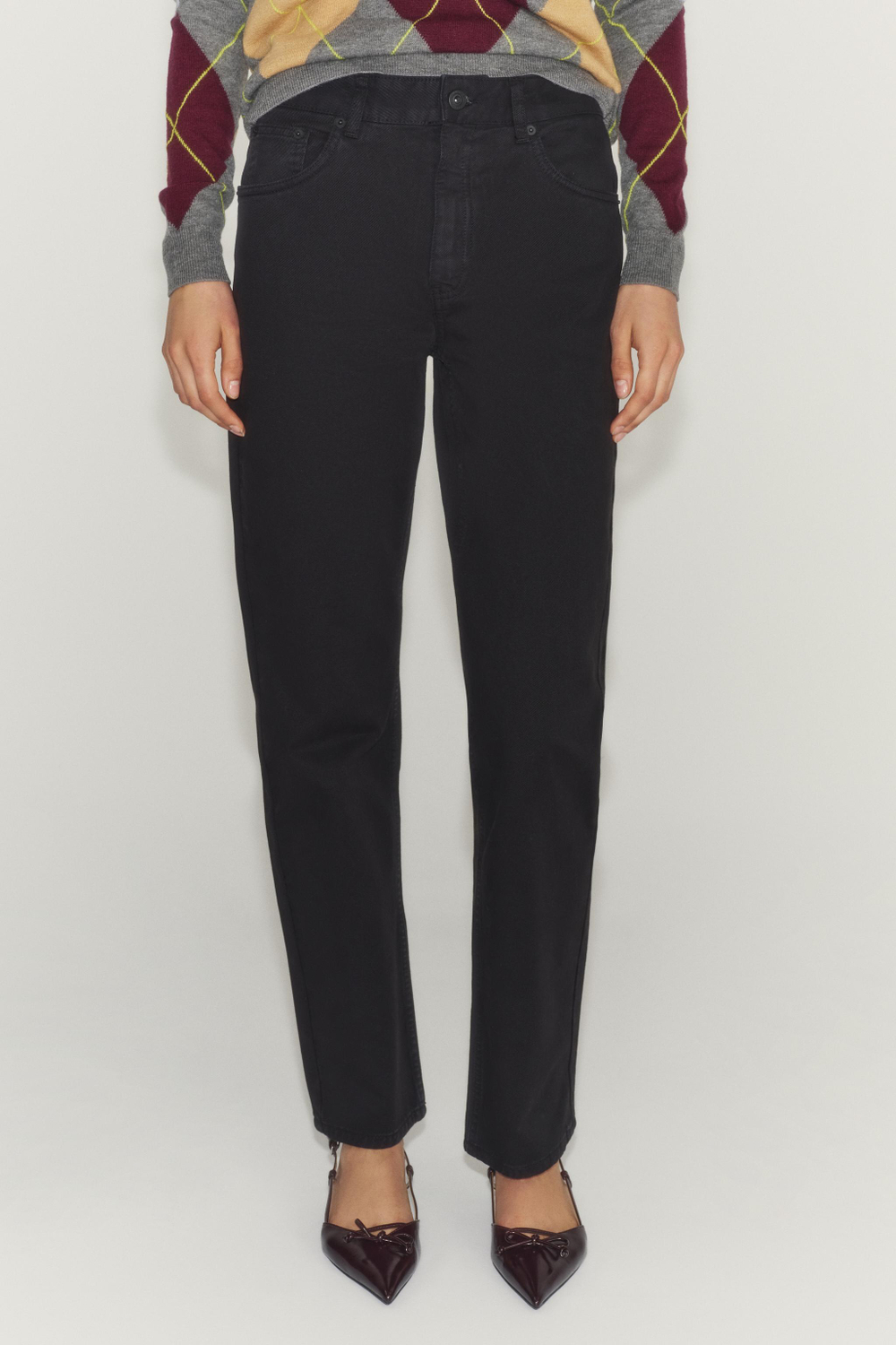 ДЖИНСЫ СО СРЕДНЕЙ ПОСАДКОЙ — ZW COLLECTION — ZARA